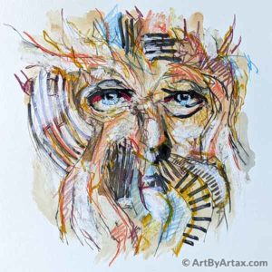 Abstract Face of Intersecting Growths