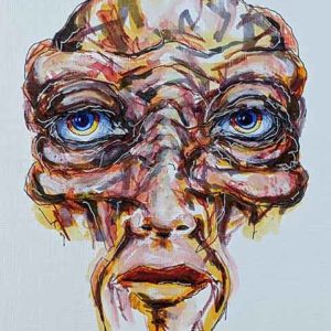Face with Skin Rolls