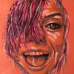 Portrait of a Girl with Her Mouth Open