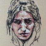 Portrait of a Stressed Woman