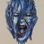 Portrait of a Woman Screaming