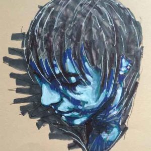 Portrait of a Young Man in Blue