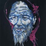 Portrait of an Old Man with Sad Eyes and a Beard